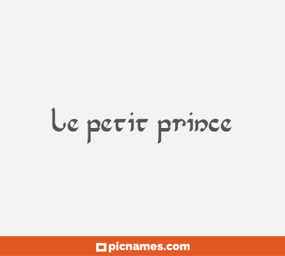 Le Petit Prince